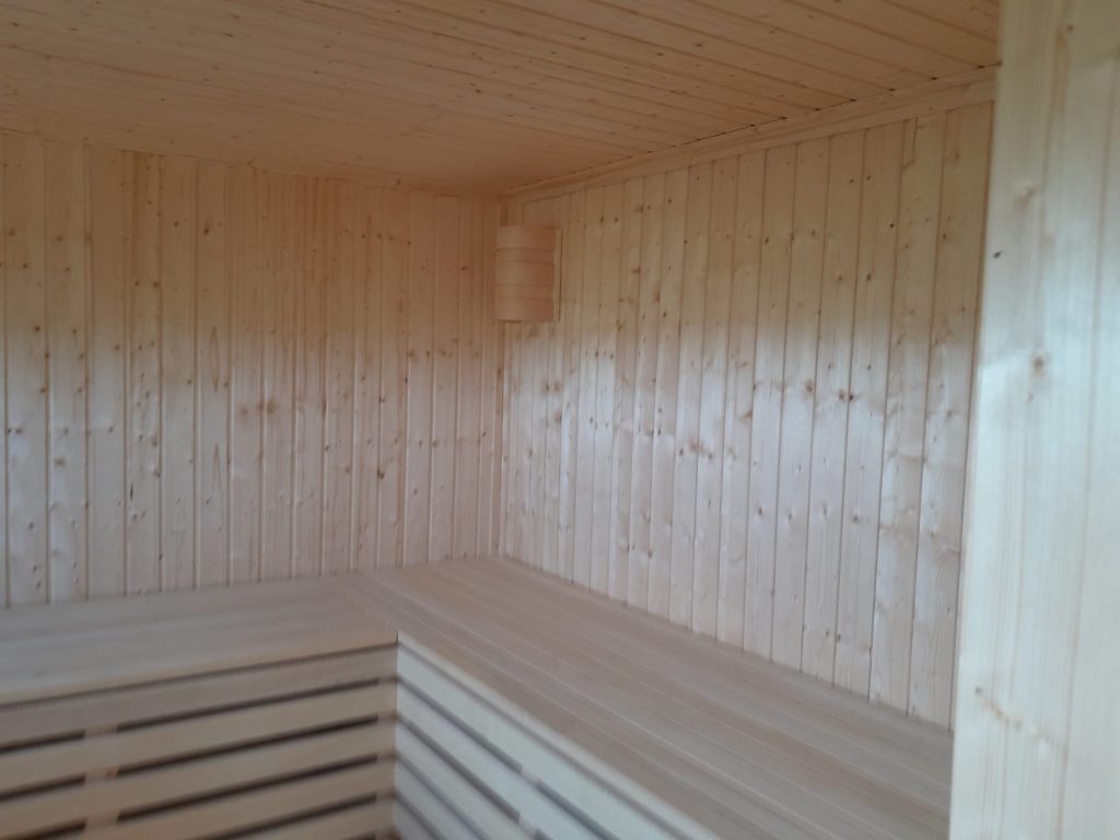 Sauna in Fahretoft von der Zimmerei Matthiesen aus Bargum in Nordfriesland